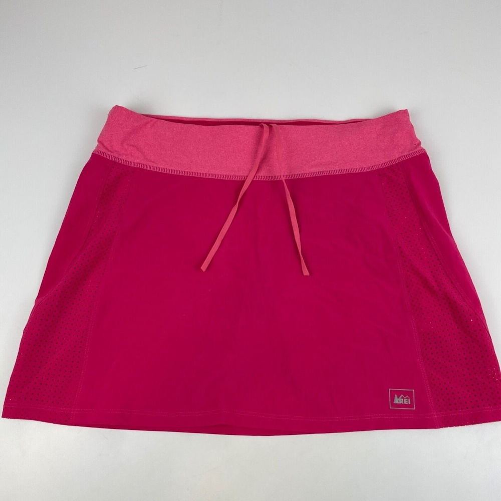 REI Womens Size M Skort Athletic Lined Skirt Pink Vented